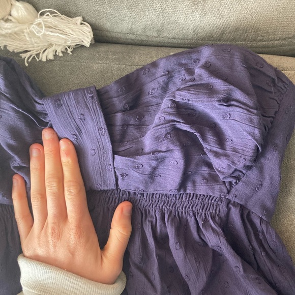 Free People Navy Strapless Dress - Picture 2 of 5